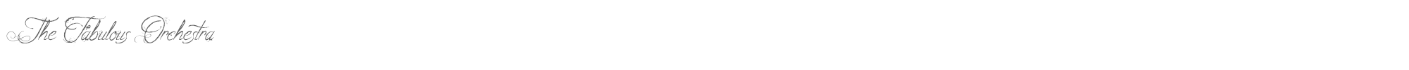 The Fabulous Orchestra The Fabulous Orchestra.ttf font preview
